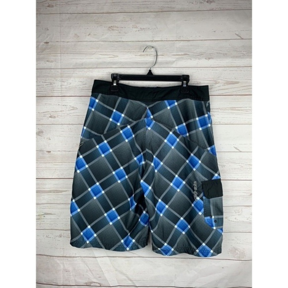 Nike 6.0 boardshorts Mens size 29 Diamond print Swim Beach Blue Beach - Picture 2 of 8